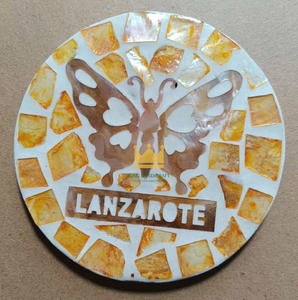 Handcrafted Round Modern Look Mosaic Coaster for <b>Low</b> Price Handicraft Best Selling Product <b>Table</b> Decoration Accessories - Product Image 3