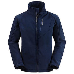 Veste Softshell unisexe bleu marine foncé de haute qualité 2026 avec fermeture éclair, col en fourrure et capuche pour homme et femme 2026 - Product Image 4