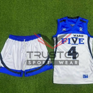 Uniformes de Baloncesto Personalizados con Impresión por Transferencia de Calor, Transpirables, que Absorben la Humedad, Antibacterianos, Camisetas y Pantalones Cortos de Verano, MOQ Bajo - Product Image 4