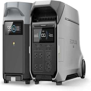 NOUVEAU EcoFlows DEL-TA Pro 3 Station d'alimentation portable 120V et 240V avec 8000W Livré avec 2 panneaux solaires et une batterie supplémentaire - Product Image 3