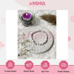 Pulseras de Cuentas Facetadas de Howlite Hechas a Mano en India, Diseño Elegante, Más Vendidas, para Regalo de Aniversario y Compromiso - Product Image 4