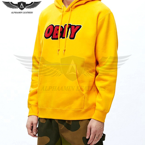 เสื้อฮู้ดแบบสวมหัวสำหรับผู้ชายผ้าคอตตอนปักลายด้วยกำมะหยี่ดีไซน์ไม่ซ้ำใครออกแบบโลโก้ของคุณเองได้ตามต้องการ - Product Image 2