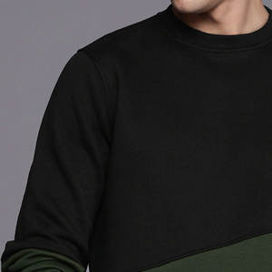 Color sólido Contraste Hombres Sudaderas Ropa Hombres Sudaderas Pullover Basics Hombres Sudaderas - Product Image 4