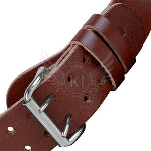 Venta al por mayor de cuero genuino personalizado cinturón de gimnasio cintura protectora ajustable cinturón de cuero de gimnasio personalizado - Product Image 6