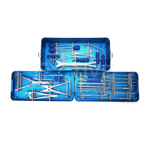 Juego de cirugía de columna vertebral enfocada con portaagujas con instrumentos precisos y ligeros Juego completo de columna ortopédica - Product Image 1