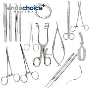 Ensemble d'instruments de chirurgie thoracique professionnel 31 pièces en acier inoxydable manuel approuvé CE pour la chirurgie cardiaque résection pulmonaire - Product Image 2