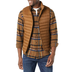 Gilet matelassé sans manches léger pour homme, en duvet de canard, de bonne qualité, 100% polyester, gilet matelassé tendance pour homme - Product Image 1