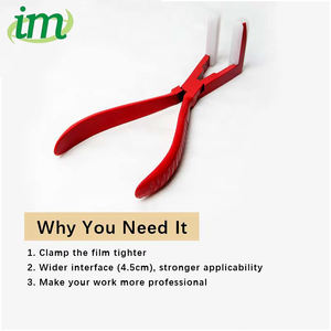 Alicates de acero hechos a medida de alta calidad, multifunción, superficie plana, pelo Flexible, antideslizante, cinta eficiente, Color rojo - Product Image 2