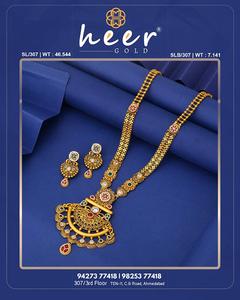 Exquisito conjunto de joyas de boda chapadas en oro de 22 quilates Elementos únicos de estilo étnico para fiestas Aniversarios-¡Idea de regalo perfecta! - Product Image 2