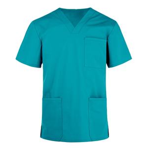 Hauts d'infirmière en tricot unisexe personnalisables en gros, respirants et confortables pour l'hôpital - Product Image 4