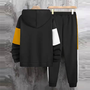 Chándales Deportivos Casuales de Invierno para Hombre, Personalizados, de Alta Calidad, con Capucha, 100% Algodón, Transpirables, Ropa Deportiva y de Moda - Product Image 2