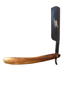 Rasoir droit en bois de luxe avec logo personnalisé, design pliable de haute qualité, lame en acier inoxydable pour le soin du corps et du visage par les barbiers - Product Image 3