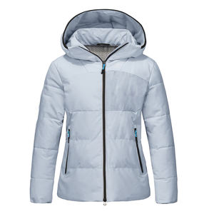 Chaqueta Acolchada Personalizada para Mujer, Ligera, Estilo Bomber, Acolchada, Gruesa, de Mezclilla, OEM - Product Image 6