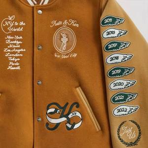 Chaqueta Varsity de Lona Recubierta Personalizada con MOQ Bajo, Cuello Alto, Logotipo Frontal, Mangas de Poliéster, Estilo Urbano para Hombre - Product Image 5