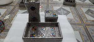 Precio al por mayor de fábrica, juego de quemadores Bakhoor de metal y madera, último diseño, quemador de incienso de forma personalizada de Address Crafts India - Product Image 5