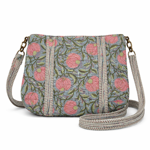 Sac bandoulière matelassé Kantha en coton fait main, sac à bandoulière ouvert d'été, rembourrage doux, sangle réglable, qualité d'exportation en gros - Product Image 1