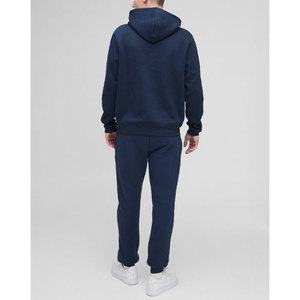 Sweat à capuche surdimensionné en polaire de coton de haute qualité pour hommes Style Streetwear avec épaule tombante teint uni personnalisable pour l'hiver - Product Image 5