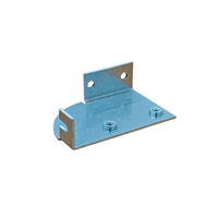 Support en acier galvanisé pour applications de montage de cadres de machines et de armoires, avec rainurage, découpe et finition de surface, personnalisable pour marques.