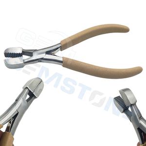 คีมต่อผมสแตนเลสขนาด 6 นิ้ว สำหรับต่อไมโครริง  ด้ามจับนุ่ม  สำหรับงานมืออาชีพ - Product Image 4