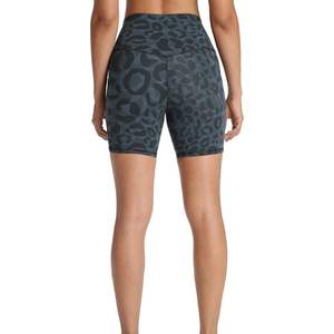 100% poliéster sin costuras impreso mujeres gimnasio entrenamiento correr Yoga pantalones cortos de cintura alta Scrunch Butt Lift pantalones cortos personalizados - Product Image 3