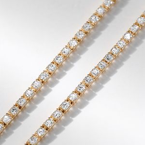 Collar de Cadena de Lujo de Oro Blanco Macizo de 18K con Eslabones Tipo Cojín Pulidos, Joyería Fina de Alta Gama OEM - Product Image 4