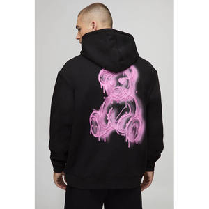 Sudaderas con Capucha de Invierno Extra Grandes Estampadas Personalizadas, 100% Algodón, para Hombre, Tallas Grandes al por Mayor - Product Image 1