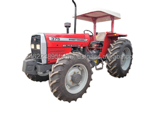 Mini tractores agrícolas MF 375 4WD 04 cilindro motor diésel 4x4 tractor de ruedas con minicargador para agricultura - Product Image 3