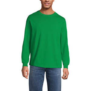 Meilleure qualité 100% coton personnalisé OEM anti-rides 220 GSM multicolore côtelé manchette T-shirt à manches longues pour hommes du Bangladesh - Product Image 4