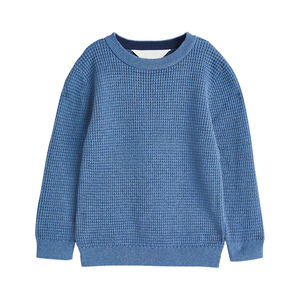 เสื้อสเวตเตอร์แบบสวมหัวสำหรับเด็กผ้าฝ้ายถักแบบสวมหัวแขนยาวแบบนุ่มพอดีกับทุกรูปแบบจากผู้จำหน่าย OEM จากบังคลาเทศ - Product Image 1