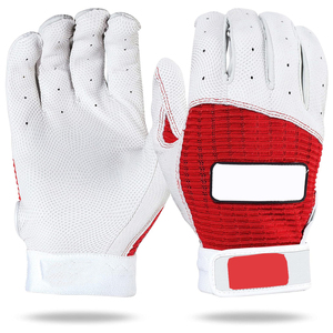 Guantes de Bateo de Béisbol y Sóftbol de Cuero de Primera Calidad, Tejidos, con Logotipo Personalizado, para Adultos, Par de Guantes para Mano Derecha/Izquierda - Product Image 1