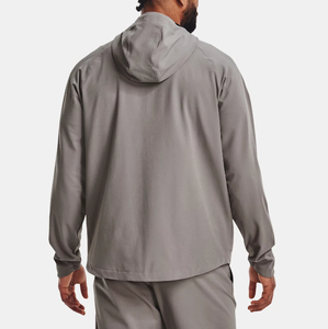 Vêtements de sport pour hommes, logo personnalisé, vente en gros, randonnée en plein air, veste softshell décontractée tissée, imperméable, coupe-vent pour hommes - Product Image 2