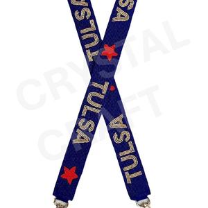 TULSA STAR, bolso de cuentas de semillas de oro blanco personalizado, correas, diseño de correa de monedero con cuentas y accesorios de moda - Product Image 1