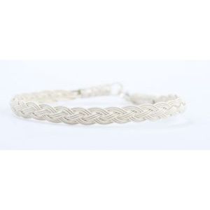 Bracelet Gm Vintage Kazaziye plaqué rhodium 999 carats, style ethnique religieux, motif numérique, blanc, 6,7g, unisexe, cadeau idéal - Product Image 1