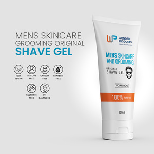 เจลโกนหนวดกรูมมิ่ง100มล. สำหรับผู้ชายทุกสภาพผิวผลิตภัณฑ์โกนหนวดและกำจัดขนออกแบบโลโก้ได้ตามต้องการ - Product Image 2