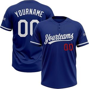 เสื้อเบสบอลสั่งทำเสื้อกีฬา TF ซับลิเมชันพร้อมโลโก้ปักระบายอากาศและคุณสมบัติขนาดพิเศษ - Product Image 1