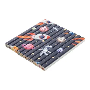 Ensemble de 12 crayons personnalisés Printcil, crayons de couleur pour merchandising - Product Image 4