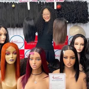 Top vente 100% vietnamien os droite perruque dentelle fermeture avant Extensions de cheveux qualité supérieure prix de gros - Product Image 3