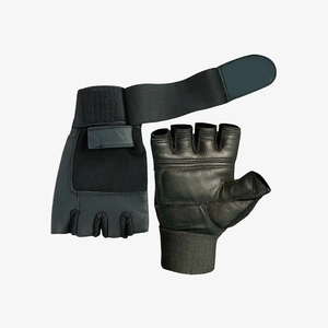 Guantes de Gimnasio Unisex de Cuero al por Mayor, Impermeables, Transpirables, Ventilados, de Medio Dedo, para Levantamiento de Pesas y Ejercicio Físico - Product Image 5