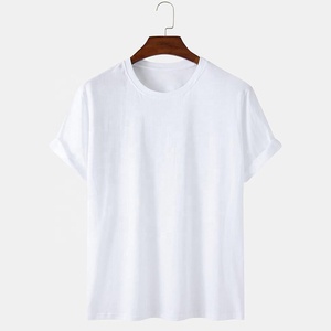 เสื้อยืดผ้าฝ้ายแท้ 100% สำหรับผู้ชาย ผู้หญิง แบบยูนิเซ็กซ์ สวมใส่สบาย ระบายอากาศได้ดี แห้งเร็ว คอเปล่า แขนสั้น รับสกรีนโลโก้ - Product Image 5