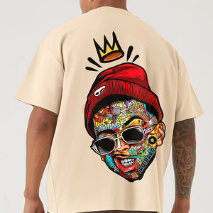 เสื้อยืดโอเวอร์ไซส์ผู้ชายเสื้อยืดผ้าฝ้าย100% พิมพ์ลายดิจิตอลกราฟิกสำหรับฤดูร้อน - Product Image 3