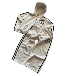 Ensemble de sweat à capuche surdimensionné 420 g/m² Boxy Y2k brodé vintage en coton lavé à l'acide - Product Image 5