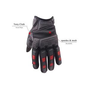 Guantes de aparejo de cuero protectores de alto impacto con puños de seguridad Opciones personalizables anticortes y resistentes al calor - Product Image 4