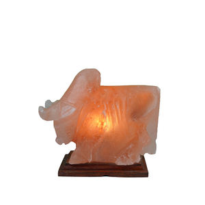 Top Tendance Rose Vache En Forme De Sel Lampe Complète Sculpté À La Main Style Unique Fleur Forme De Sel - Product Image 3