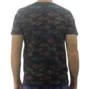 Camiseta de Hombre al por Mayor Personalizable, Extra Grande, 100% Algodón, con Logotipo Impreso en Toda la Superficie, Tejido de Punto BD Transpirable - Product Image 4