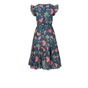 Robe midi style bohème pour femmes, en coton floral ajouré, respirante et décontractée, conçue sur mesure pour les journées de loisirs, tailles XS à 5XL - Product Image 3