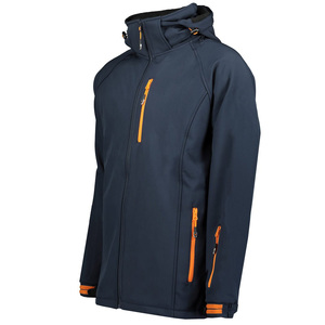 Premium nouvelle coupe décontractée col montant à capuche Softshell veste pour hommes nouveaux vêtements de sport Outwear coupe-vent moderne coupe veste à glissière - Product Image 4