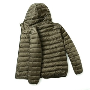 Nueva chaqueta ultraligera sin cuello pato abajo abrigo portátil femenino acolchado Parkas cuello redondo Puffer abrigo - Product Image 4