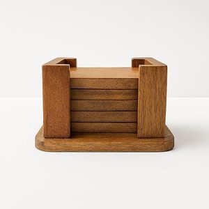 Posavasos Ecológico de Madera Hecho a Mano Estilo Bohemio con Diseño Personalizable para Hogares Modernos y Restaurantes a Precio de Mayoreo - Product Image 3