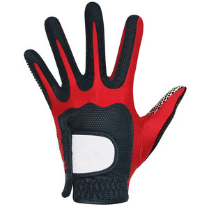 Vente en gros Gants de golf blancs antidérapants en cuir Gants de golf ajustés avec logo personnalisé en matériau souple pour femmes et hommes - Product Image 4
