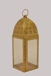 Linternas de metal de hierro y vidrio de forma cuadrada tradicionales más vendidas para decoración del hogar y uso de velas por exportadores - Product Image 2